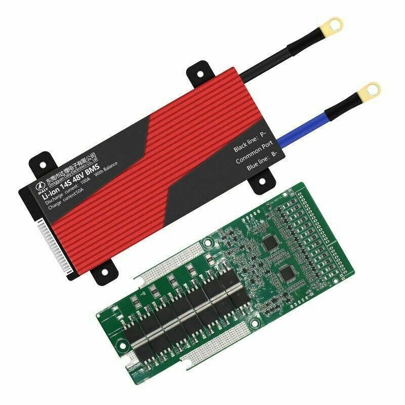 Li-ion BMS PCB 14S 48V 100A Daly Balance Waterproof Battery Management System UK