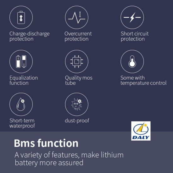 Li-ion BMS PCB 16S 60V 20A Daly Balance Waterproof Battery Management System UK