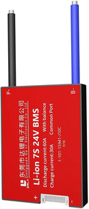 Li-ion BMS PCB 7S 24V 60A Daly Balanced Waterproof Battery Management System UK