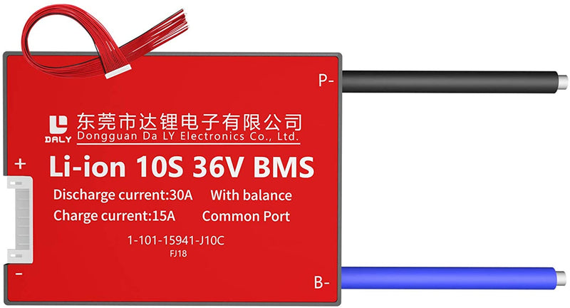 Li-ion BMS PCB 10S 36V 30A Daly Balanced Waterproof Battery Management System