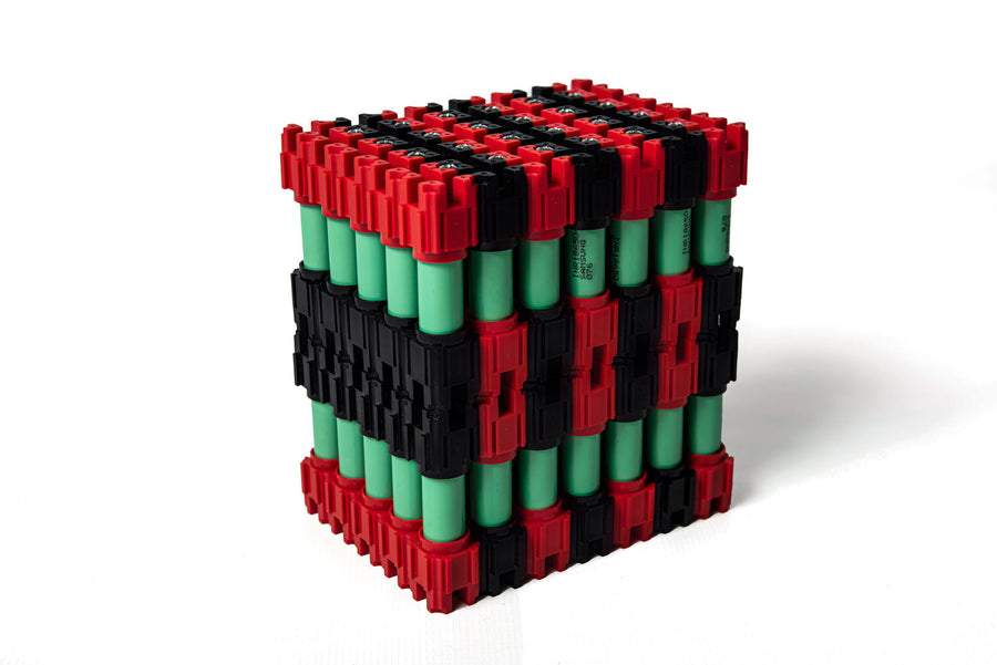 Quarter CelCapz Kit 80 by Vruzend UK Ultimate Battery Build Kit For 10X 18650 Cells No Solder No Spot Welding Battery Assembly Kit