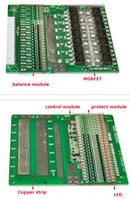 12S 60A version S lipo lithium Polymer BMS/PCM/PCB battery protection board for 12 Packs 18650 Li-ion Battery Cell w/ Balance