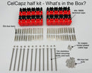 CelCapz 80 by Vruzend UK Ultimate Battery Build Kit for 10x/20x/40X 18650 Cells No Solder No Spot Welding