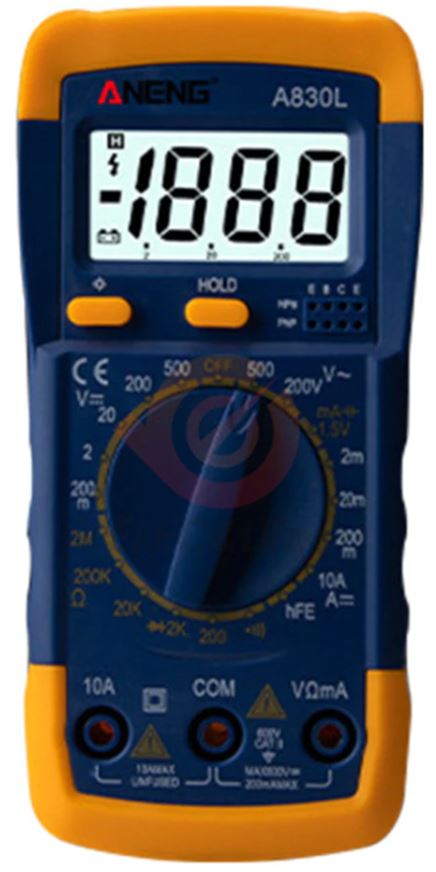 Handheld LCD Digital Multimeter AC/DC Voltage Amp Current Resistance Tester