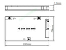 7S 24V 30A BMS Lithium-ion battery ANN BMS Balanced