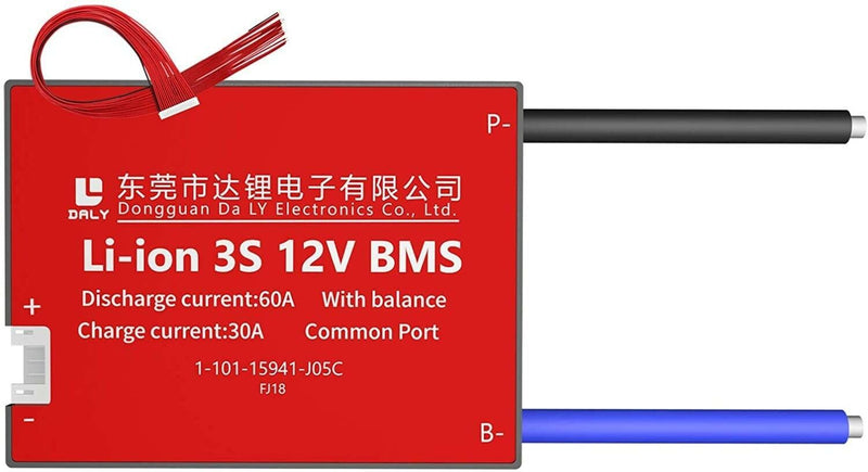 Li-ion BMS PCB 3S 12V 60A Daly Balanced Waterproof Battery Management System UK
