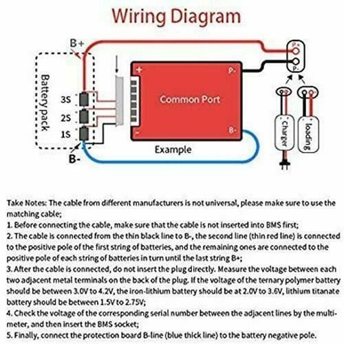 Li-ion BMS PCB 3S 12V 100A Daly Balanced Waterproof Battery Management System UK