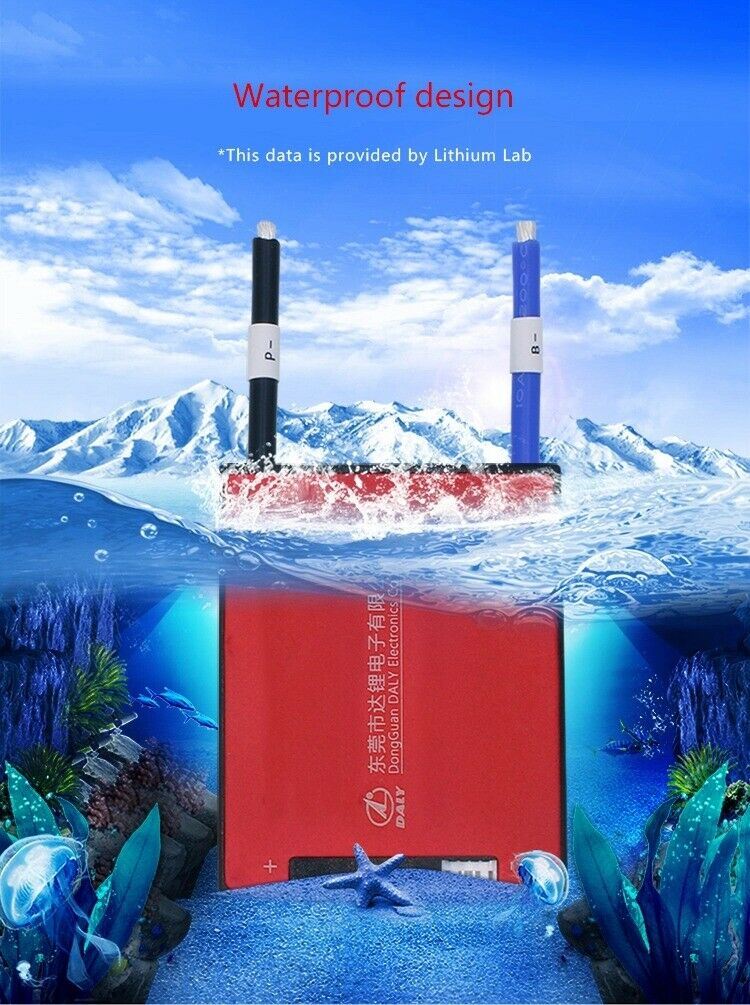 Li-ion BMS PCB 4S 12V 100A Daly Balance Waterproof Battery Management System UK
