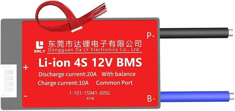 Li-ion BMS PCB 4S 12V 20A Daly Balanced Waterproof Battery Management System UK