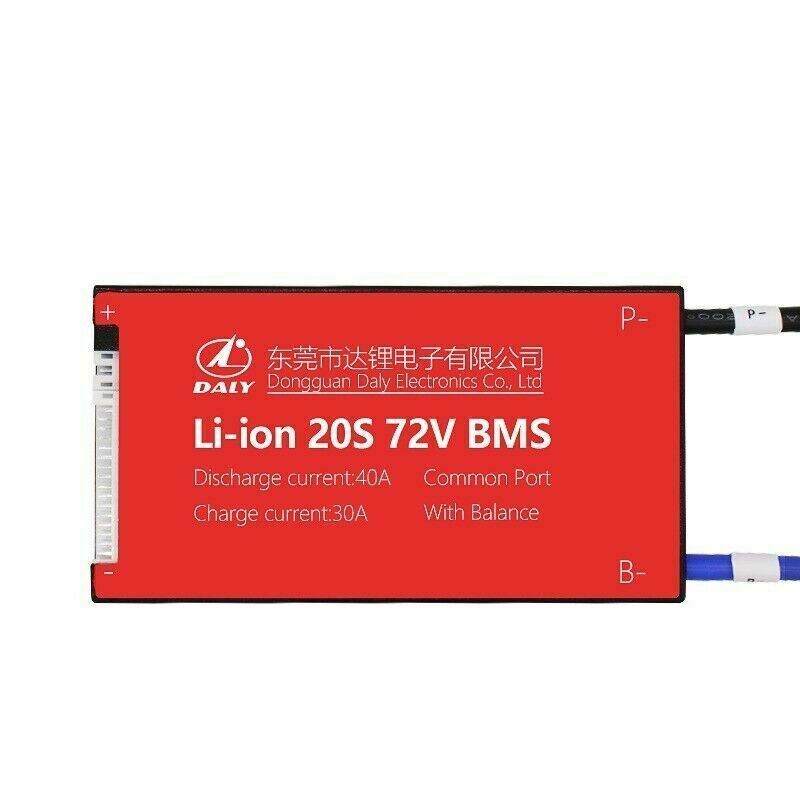 Li-ion BMS PCB 20S 72V 40A Daly Balanced Waterproof Battery Management System UK