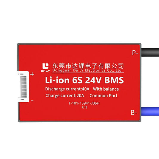 Li-ion BMS PCB 6S 24V 40A Daly Waterproof Balanced Battery Management System UK