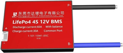 LiFePO4 BMS PCB 4S 12V 60A Daly Balanced Waterproof Battery Management System UK