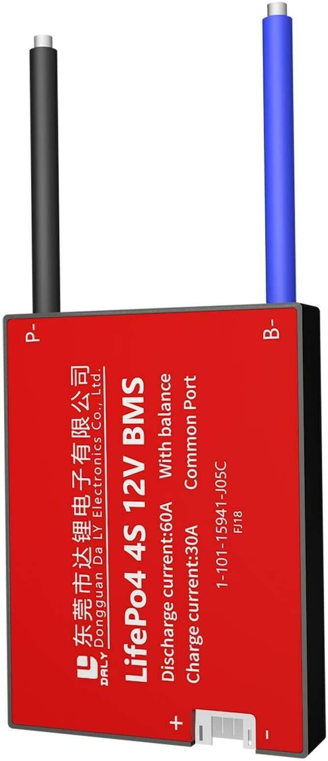 LiFePO4 BMS PCB 4S 12V 60A Daly Balanced Waterproof Battery Management System UK