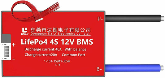 LiFePO4 BMS PCB 4S 12V 40A Daly Balanced Waterproof Battery Management System UK