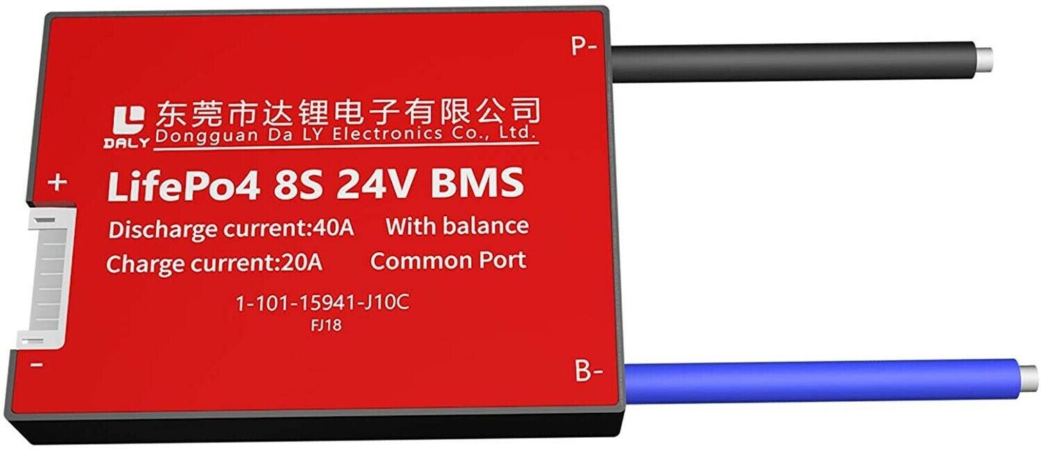 LiFePO4 BMS PCB 8S 24V 40A Daly Balanced Waterproof Battery Management System UK