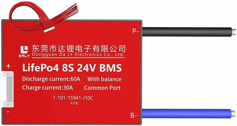 LiFePO4 BMS PCB 8S 24V 60A Daly Balanced Waterproof Battery Management System UK