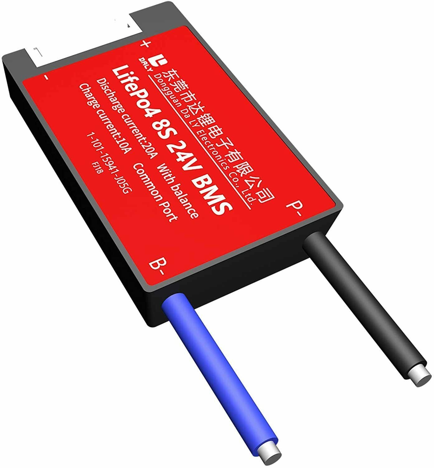 Lifepo4 BMS PCB 8S 24V 20A Daly Balanced Waterproof Battery Management System UK