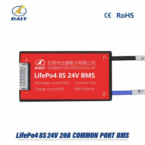 Lifepo4 BMS PCB 8S 24V 20A Daly Balanced Waterproof Battery Management System UK