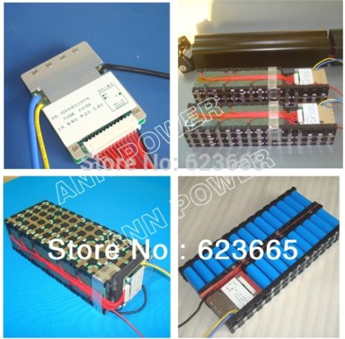 12S 36V 15A LiFePO4 battery BMS balance function E-bike Ebike