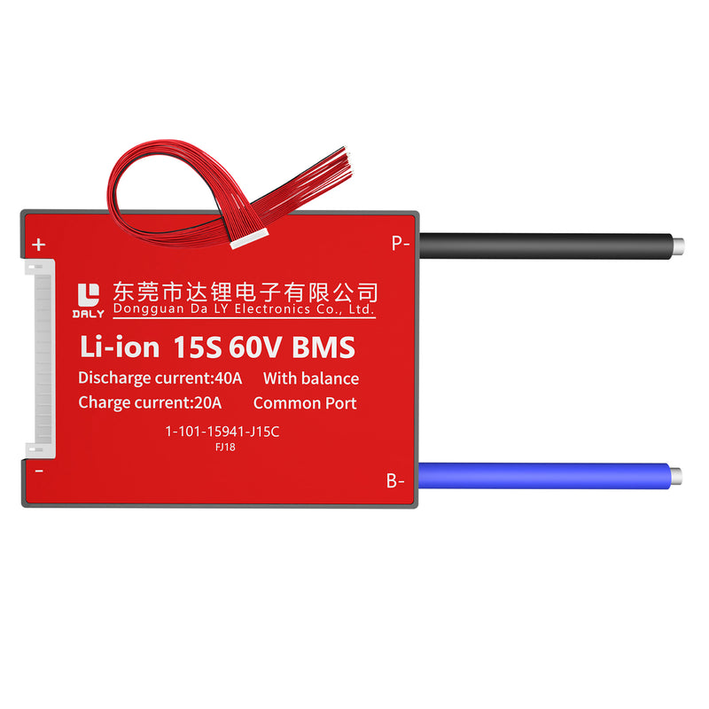 Li-ion BMS PCB 15S 60V 40A Daly Balanced Waterproof Battery Management System