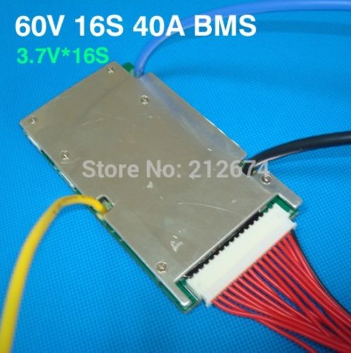 16S 40A 60V BMS Li-ion Cell Battery ANN Balanced bike E-bike UK seller UK stock