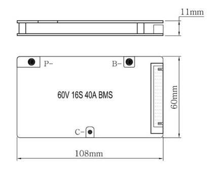 16S 40A 60V BMS Li-ion Cell Battery ANN Balanced bike E-bike UK seller UK stock