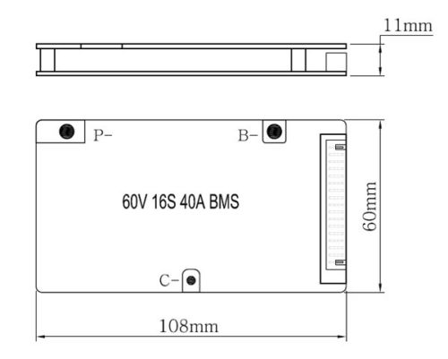 16S 40A 60V BMS Li-ion Cell Battery ANN Balanced bike E-bike UK seller UK stock