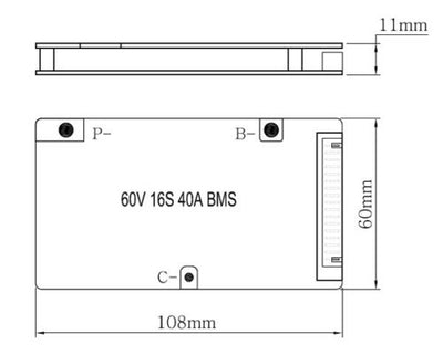 16S 40A 60V BMS Li-ion Cell Battery ANN Balanced bike E-bike UK seller UK stock