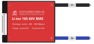 Li-ion BMS PCB 16S 60V 20A Daly Balance Waterproof Battery Management System UK