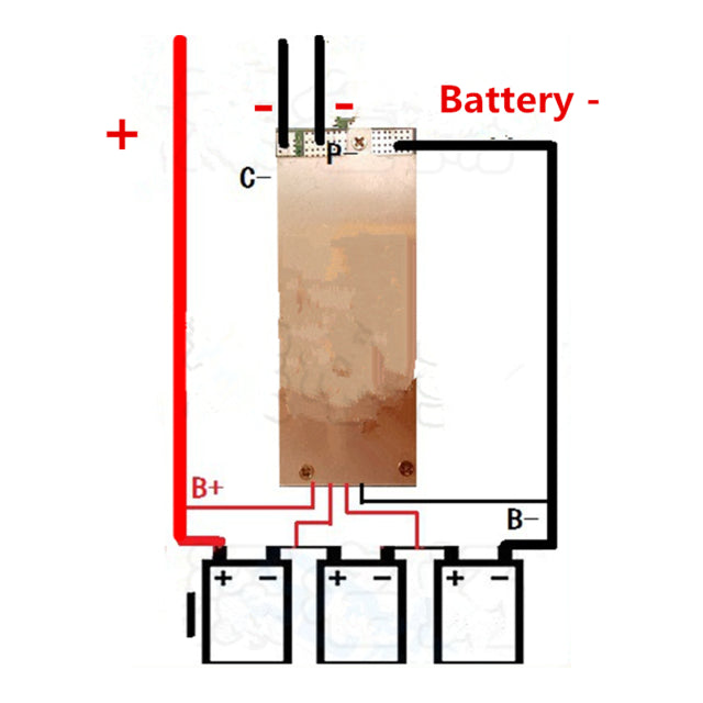 3S 100A 12V Li-ion Lithium BMS Inverter Battery Protection Board