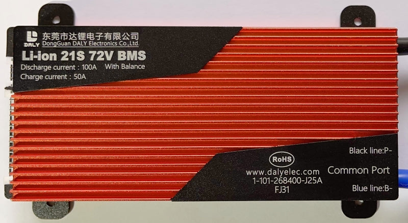 Li-ion BMS PCB 21S 72V 100A Daly Balance Waterproof Battery Management System UK