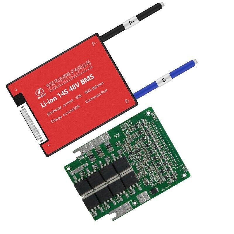 Li-ion BMS PCB 14S 48V 60A Daly Balanced Waterproof Battery Management System UK