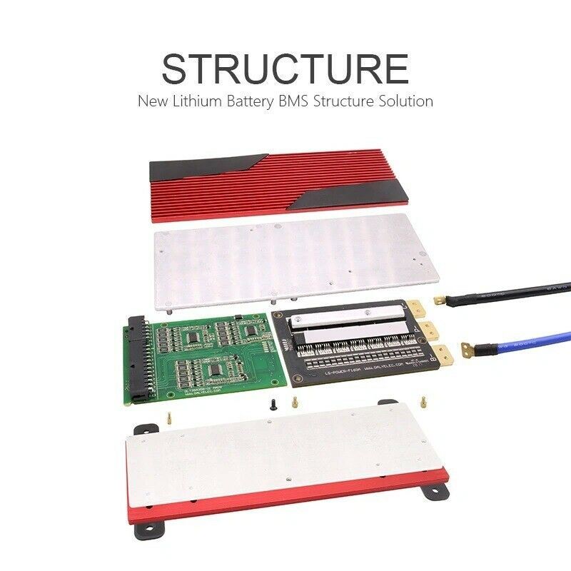 Li-ion BMS PCB 7S 24V 100A Daly Balanced Waterproof Battery Management System UK