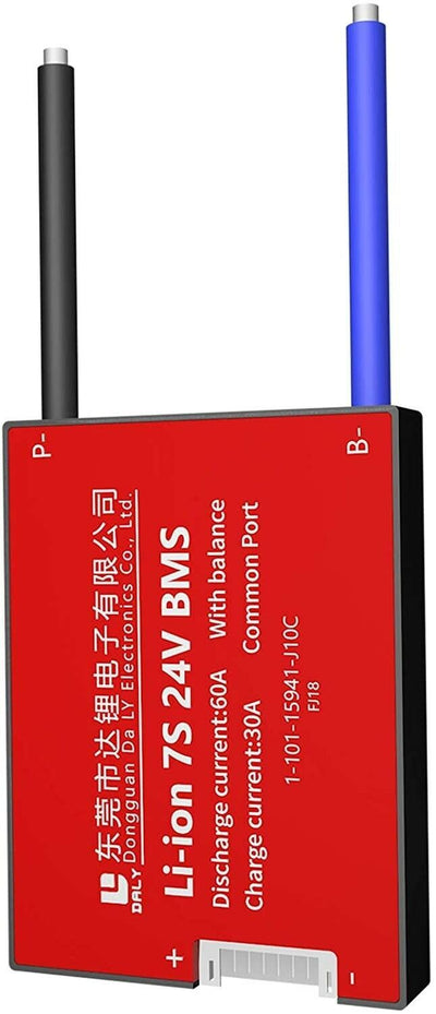 Li-ion BMS PCB 7S 24V 60A Daly Balanced Waterproof Battery Management System UK