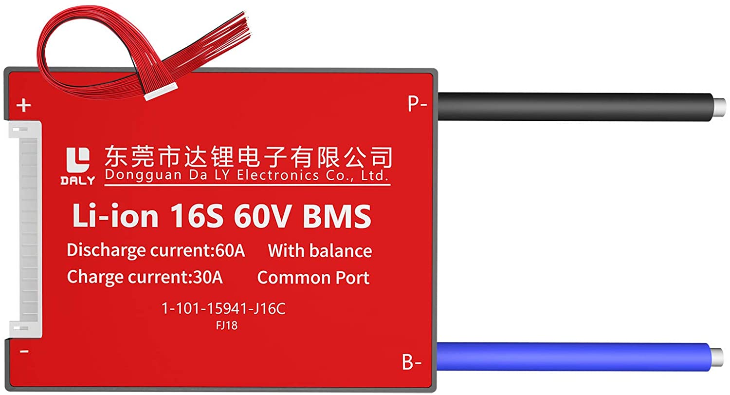 Li-ion BMS PCB 16S 60V 60A Daly Balance Waterproof Battery Management System UK