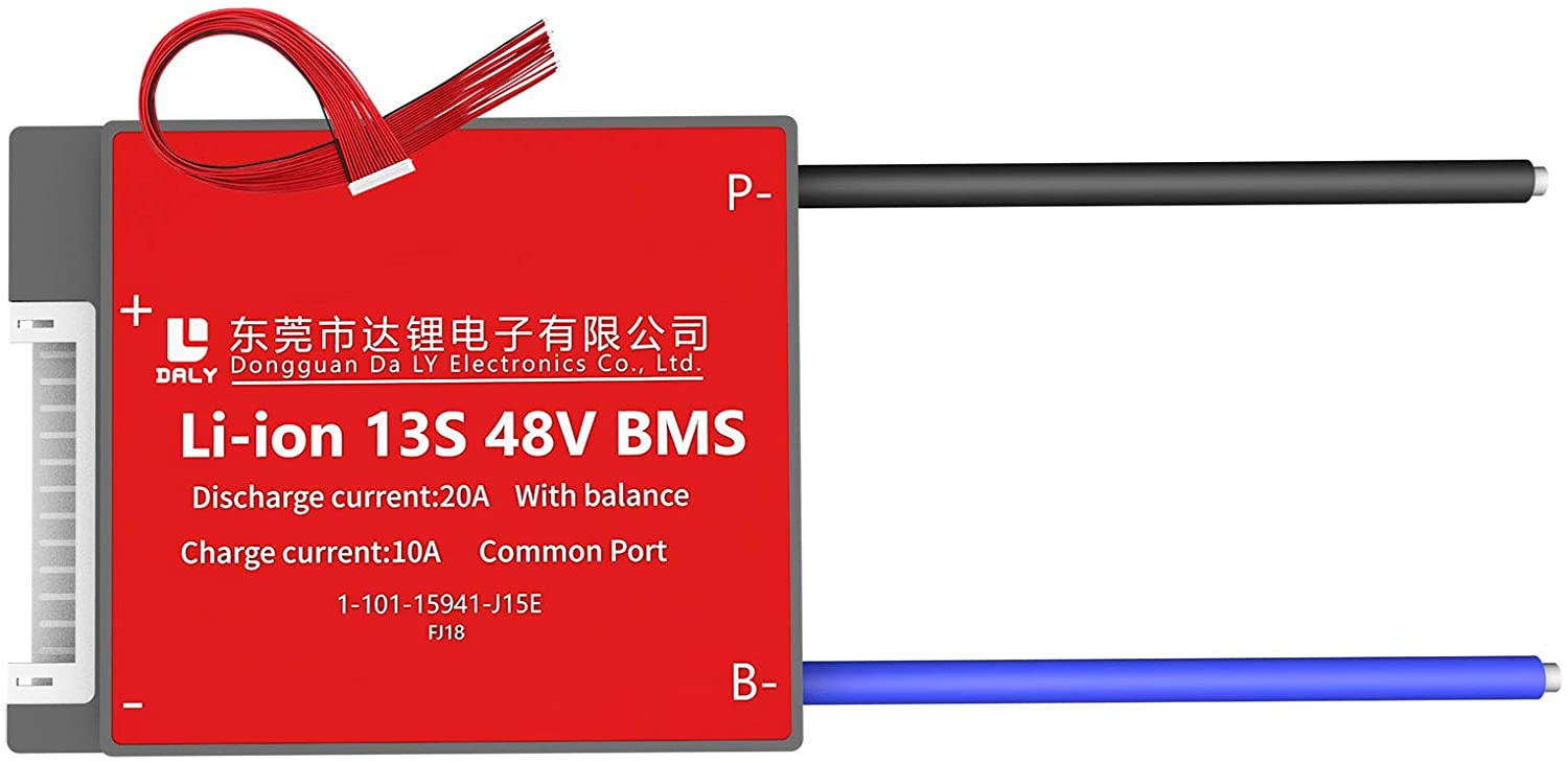 Li-ion BMS PCB 13S 48V 20A Daly Balanced Waterproof Battery Management System UK