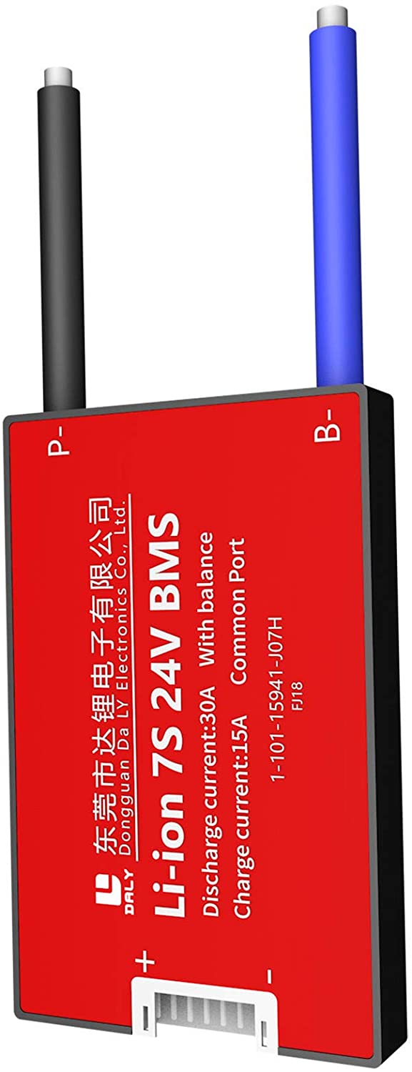 Li-ion BMS PCB 7S 24V 30A Daly Balanced Waterproof Battery Management System UK