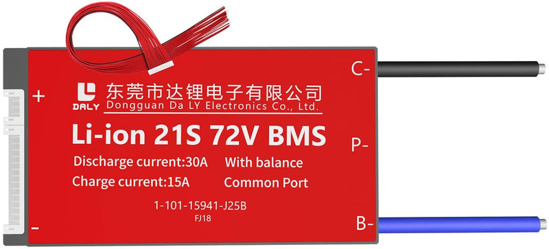 Li-ion BMS PCB 21S 72V 30A Daly Balance Waterproof Battery Management System UK