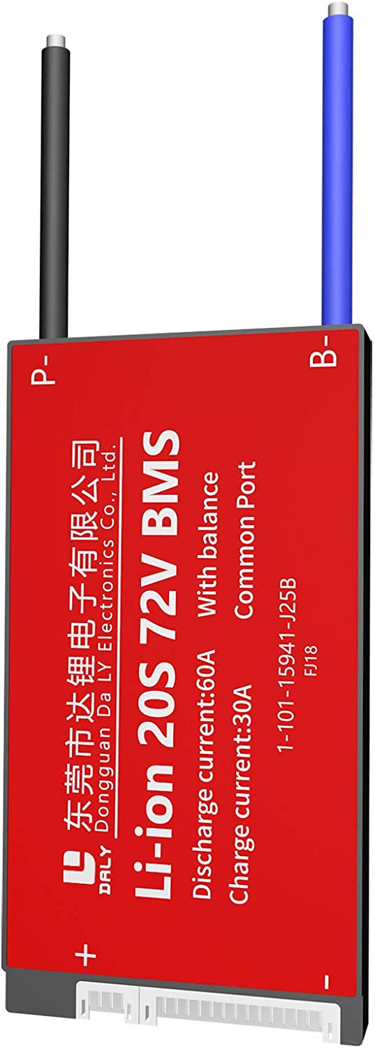 LiFePO4 BMS PCB 20S 60V 60A Daly Balanced Waterproof Battery Management System.