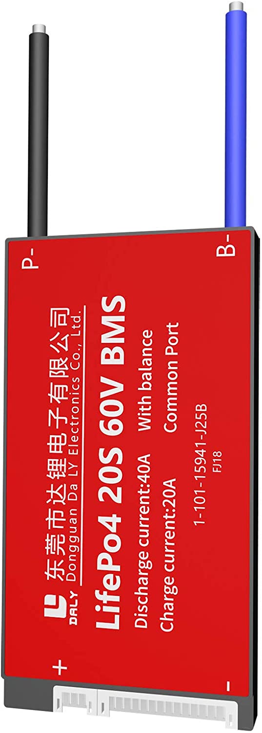 LiFePO4 BMS PCB 20S 60V 40A Daly Balanced Waterproof Battery Management System