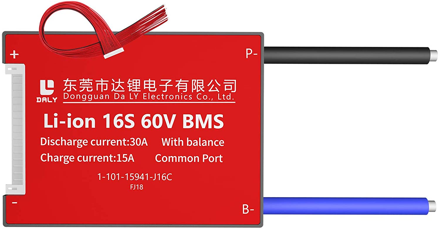 Li-ion BMS PCB 16S 60V 30A Daly Balance Waterproof Battery Management System UK