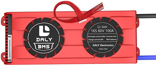Li-ion BMS PCB 16S 60V 100A Daly Balance Waterproof Battery Management System
