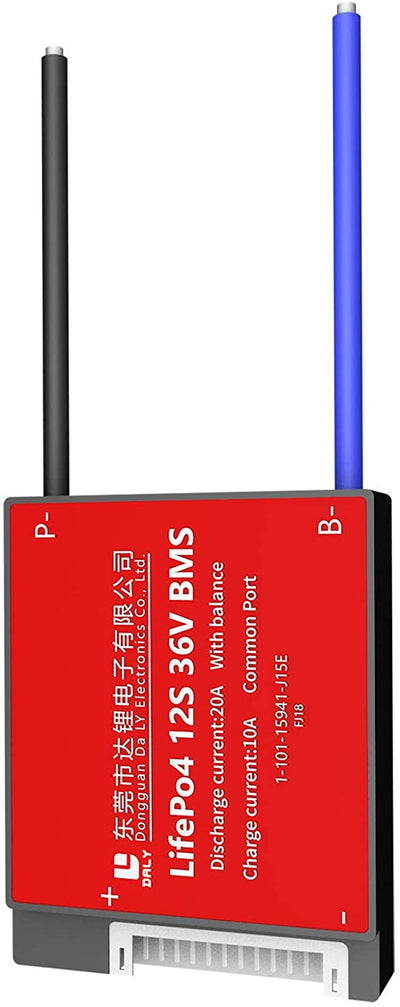 LiFePO4 BMS PCB 12S 36V 20A Daly Balanced Waterproof Battery Management System