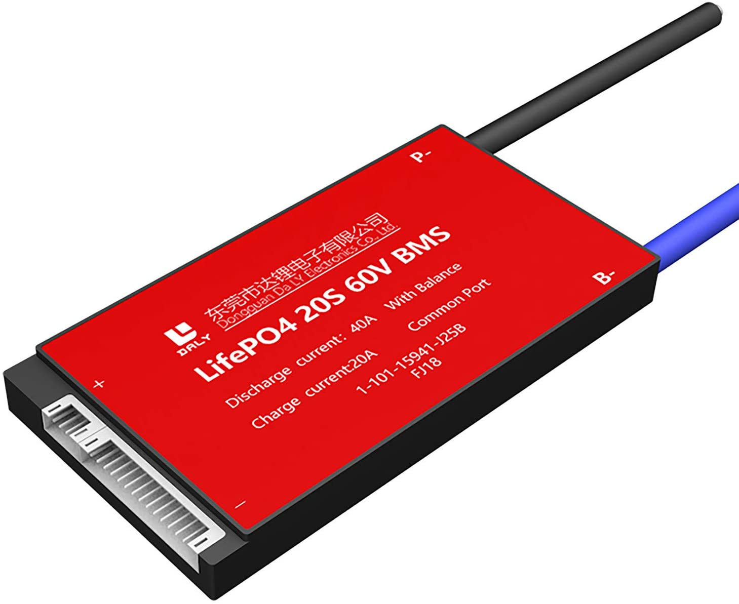 LiFePO4 BMS PCB 20S 60V 40A Daly Balanced Waterproof Battery Management System