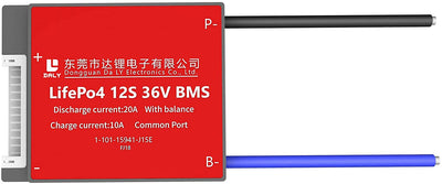 LiFePO4 BMS PCB 12S 36V 20A Daly Balanced Waterproof Battery Management System