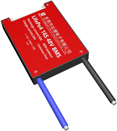 LiFePO4 BMS PCB 16S 48V 40A Daly Balanced Waterproof Battery Management System
