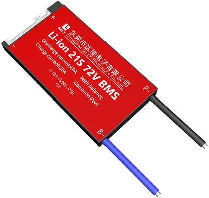 Li-ion BMS PCB 21S 72V 60A Daly Balance Waterproof Battery Management System UK
