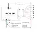 7S 24V 20A BMS Li-ion ANN Battery Ebike E-bike Balancing