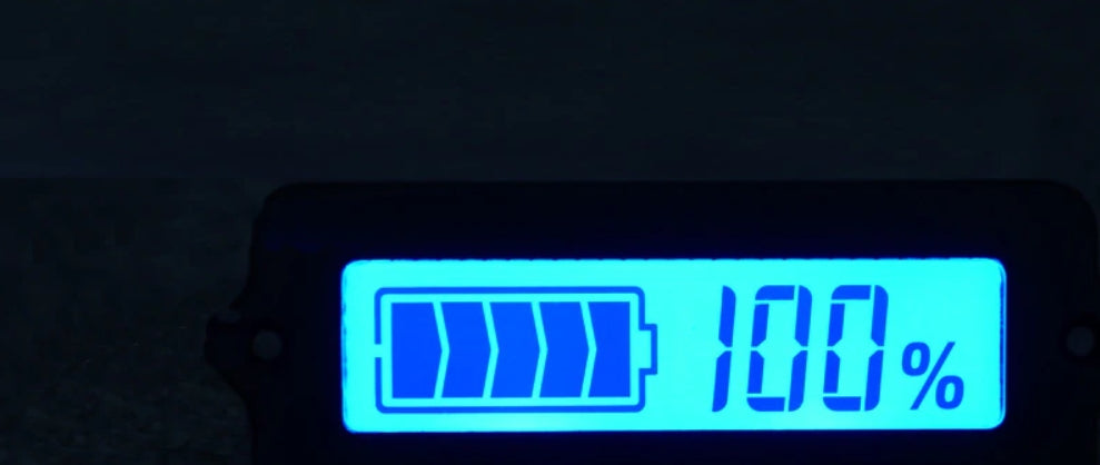 13S 48V Blue Lithium-ion Li-ion LiPo Battery Capacity Indicator LCD Display Remaining Detector Meter
