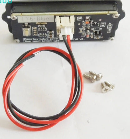 15S 55.5V Green Lithium-ion Li-ion LiPo Battery Capacity Indicator LCD Display Remaining Detector Meter